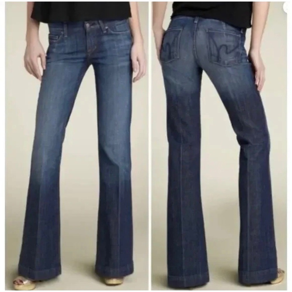 Citizens of Humanity Kelly Flare Leg Dark Wash Jeans 003F-001 Size 30